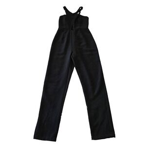 Solemio Los Angeles Women's Black Keyhole Chest Sleeveless Jumpsuit. Size S